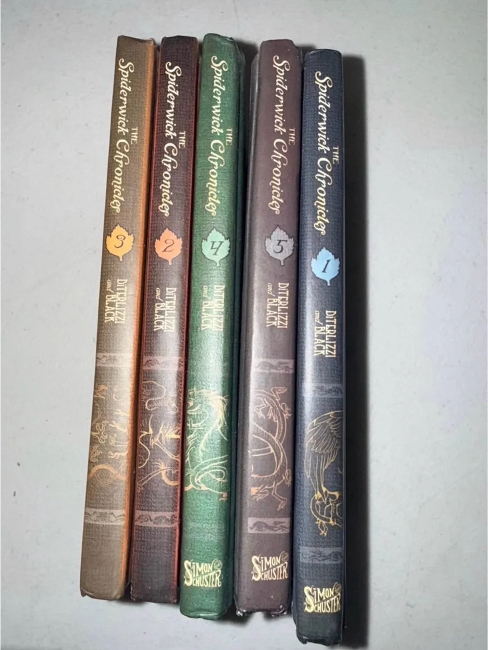 The Spiderwick Chronicles Complete Hardcover Book Set 1-5